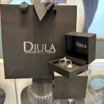 Djula - Fairytale Large Crossed Ring White Gold